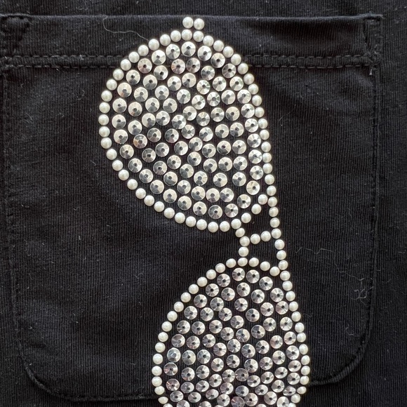 KARL LAGERFELD PARIS Sunglass Pocket T-Shirt —  Size S - Picture 6 of 12